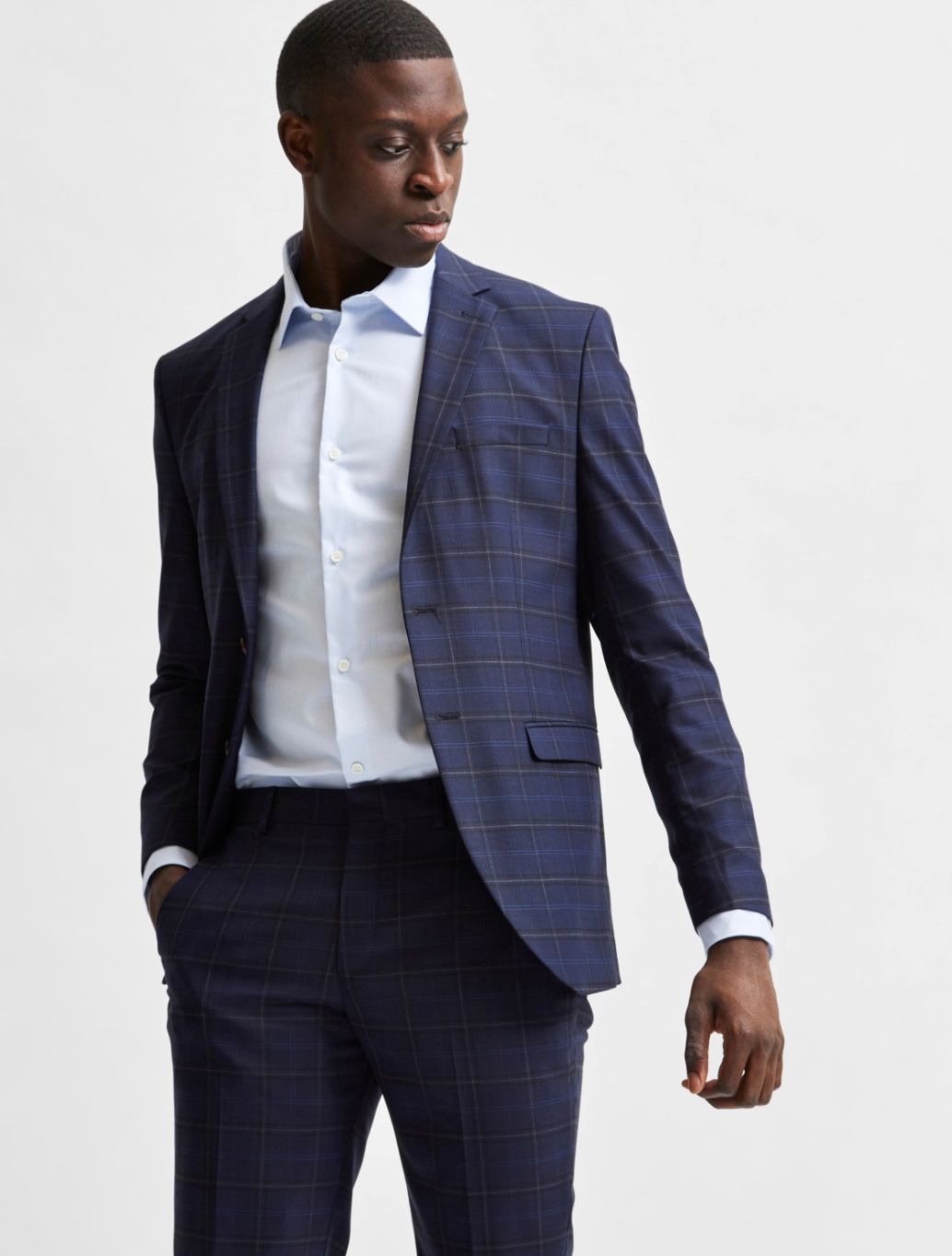 Selected Homme - Ethan Slim Fit Dress Shirt - Light Blue