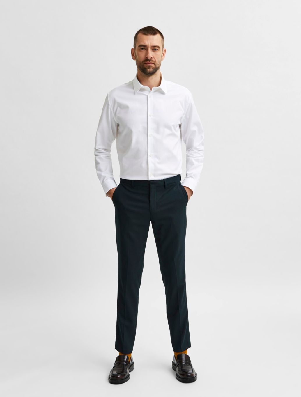 Selected Homme - Ethan Slim Fit Dress Shirt - White