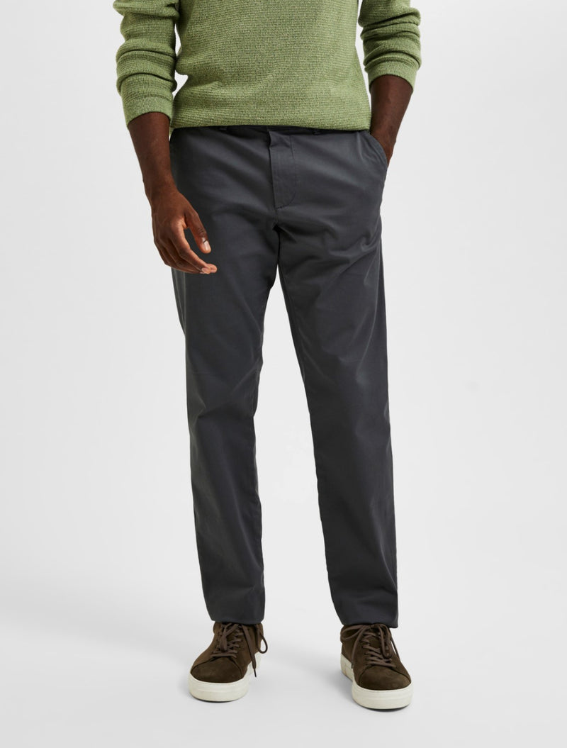 Selected Homme - Miles Slim Fit Chino - Charcoal