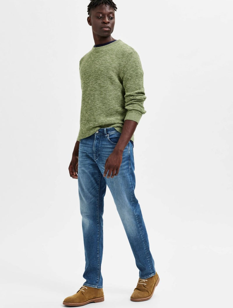 Selected Homme - Scott Straight Fit Jeans - Denim Blue