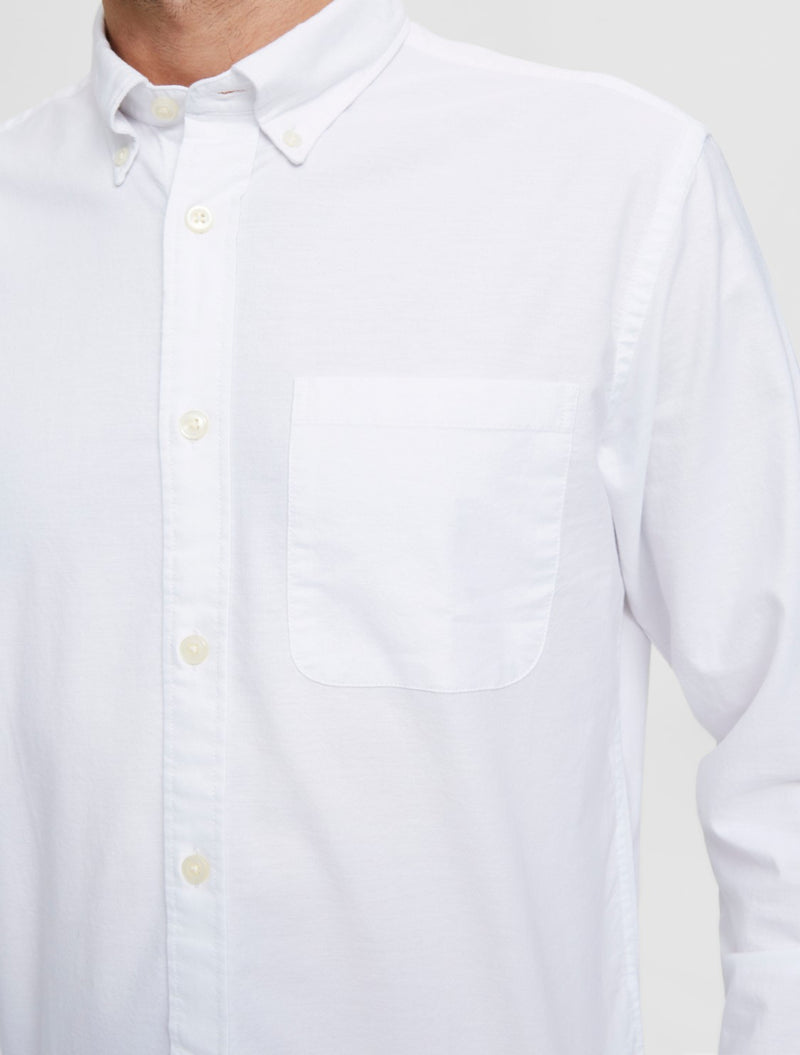 Selected - Rick Oxford Shirt - White