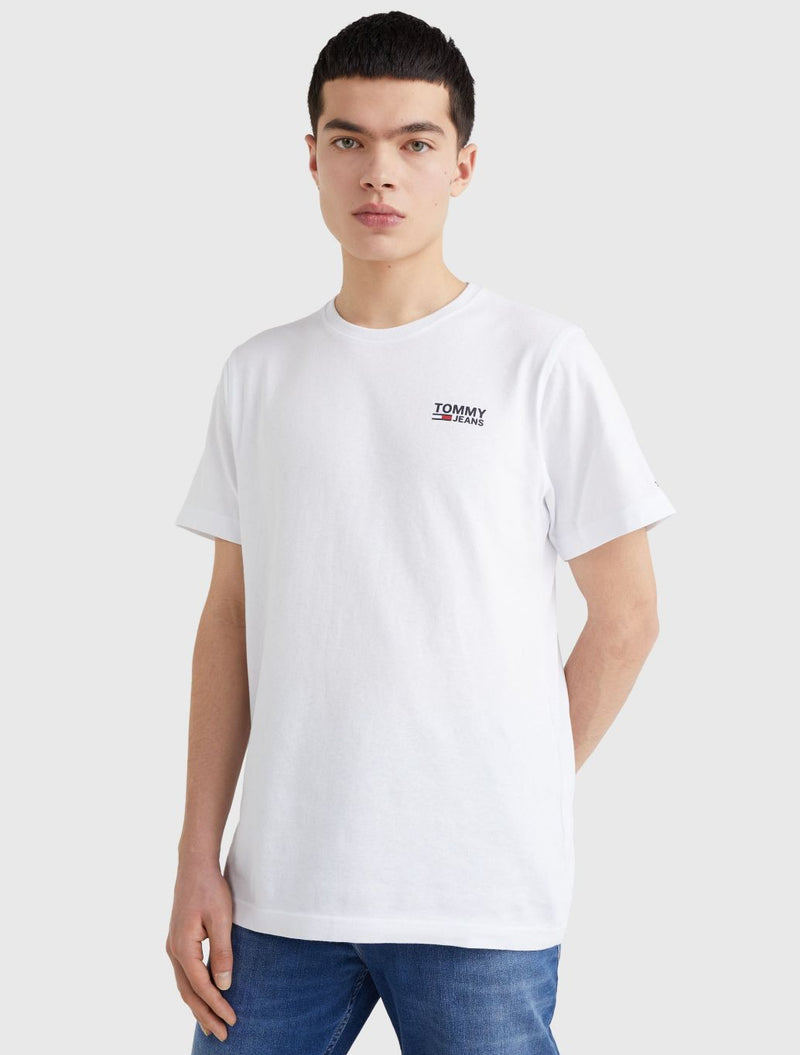 Tommy Jeans - Corporate Logo T-Shirt - White