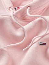 Tommy Jeans - Solid Regular Pullover Hoodie - Baby Pink