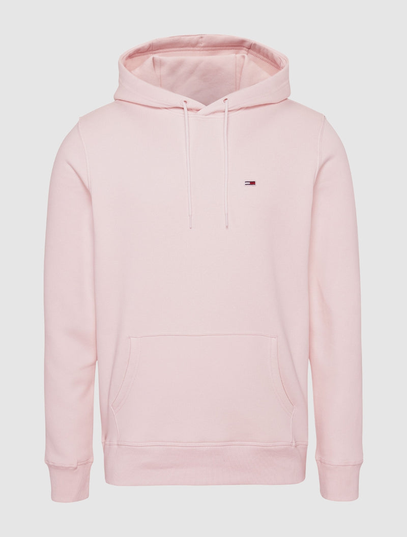 Tommy Jeans - Solid Regular Pullover Hoodie - Baby Pink