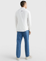 Tommy Jeans - Stretch Oxford Shirt - White