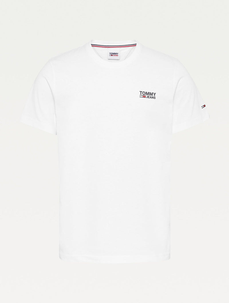 Tommy Jeans - Corporate Logo T-Shirt - White
